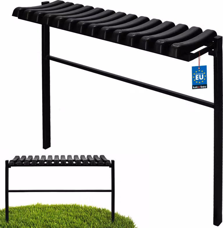 KOTARBAU® Panca da cimitero pieghevole 78 cm per interramento panca da giardino panca in metallo resistente alle intemperie per esterno per cimitero panca da parco panca da giardino resistente alle intemperie panca in plastica resistente alle intemperie a