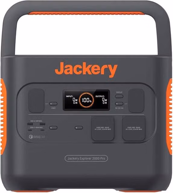 Centrale elettrica portatile Jackery Explorer 2000 PRO con batteria agli ioni di litio per campeggio – 1