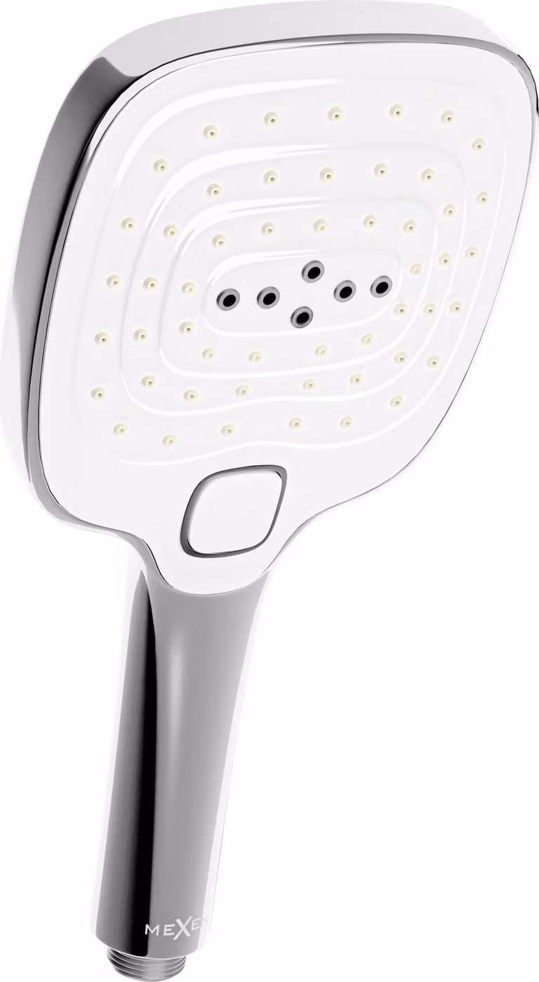 Mexen R-17 doccetta 3 funzioni, cromo/bianco - 79517-02