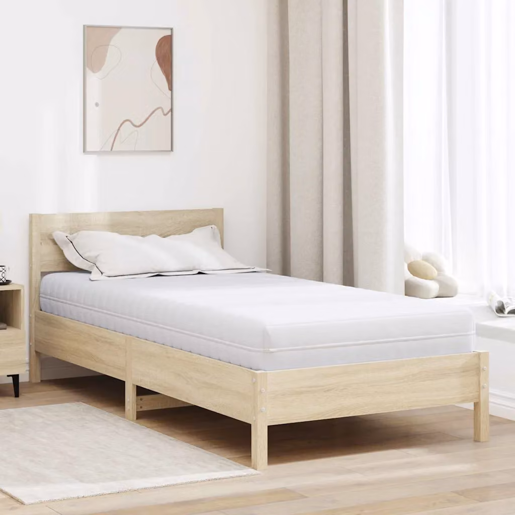 vidaXL Materasso con Molle Insacchettate Bianco L 90 cm x P 200 cm, Altezza: 20 cm