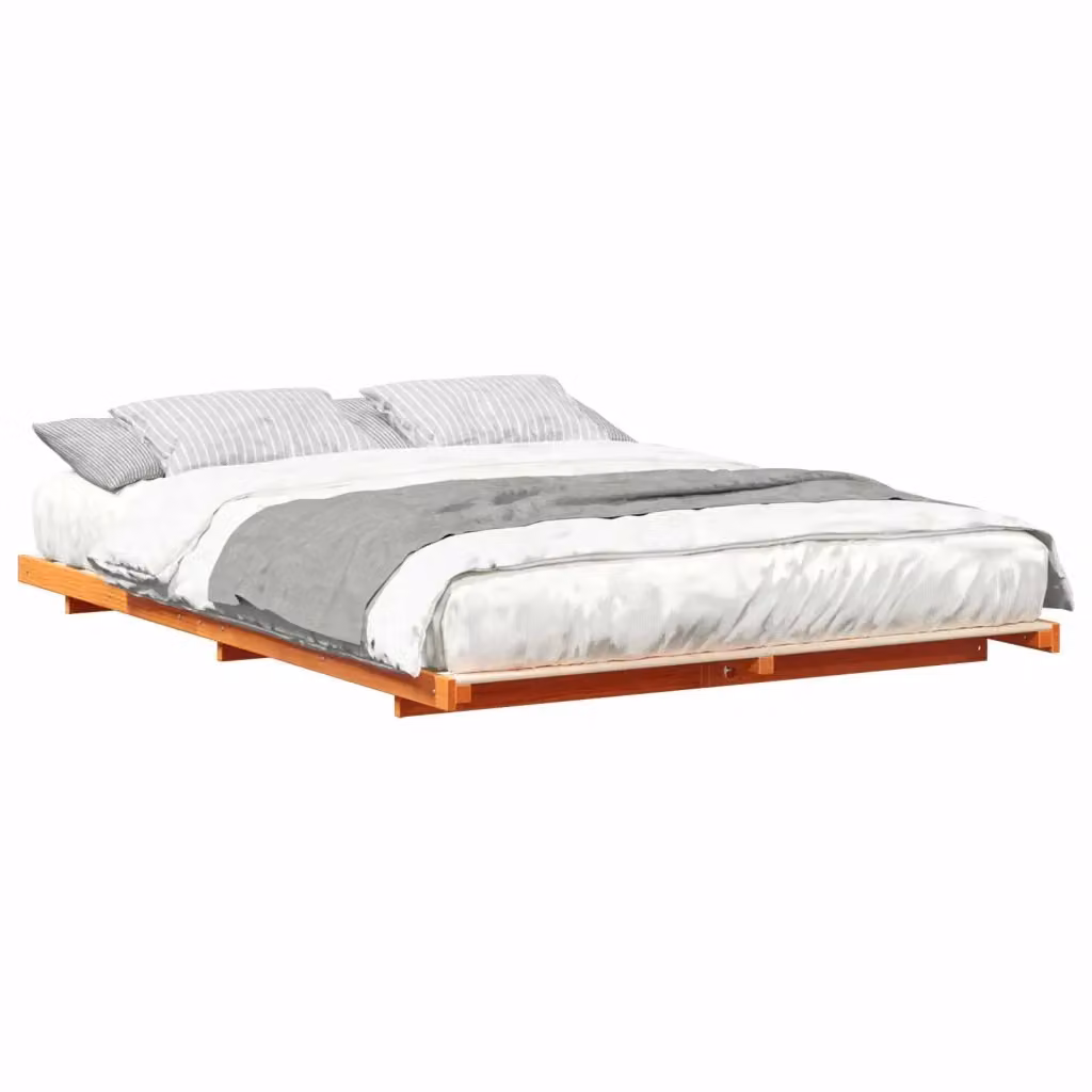 Giroletto in pino massello marrone cerato L/P/H: 140 x 220 cm – 2