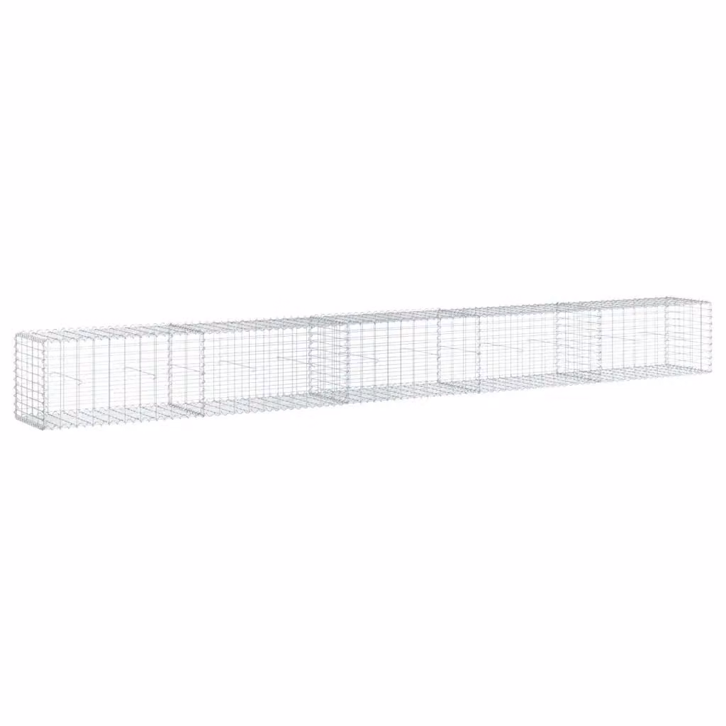 Cesto Gabbione Videx in Acciaio Zincato Grigio Argento L/P/H: 500 x 50 x 50 cm – 2