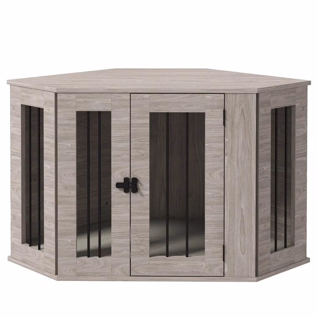 Cuccia per cani con cuscino zephmum marrone L/P/H: 104 x 55 x 63 cm – 2