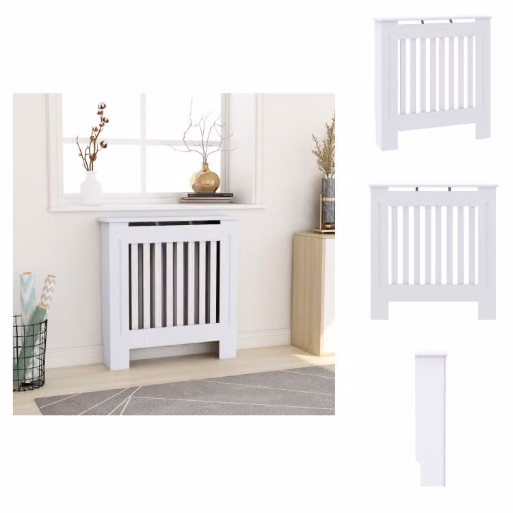 vidaXL Copriradiatore in MDF bianco 78 cm - Accessori per radiatori