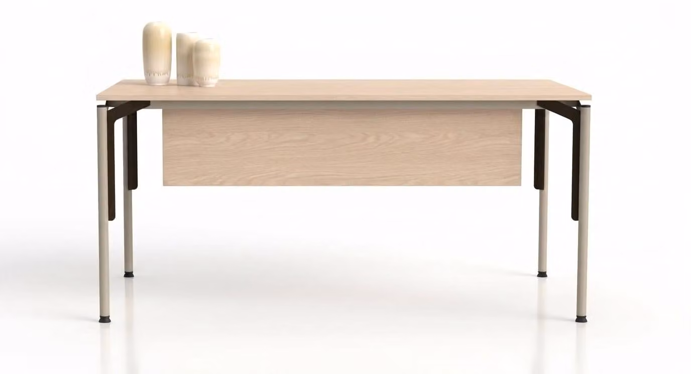 Mobili per ufficio, scrivania, elegante scrivania beige