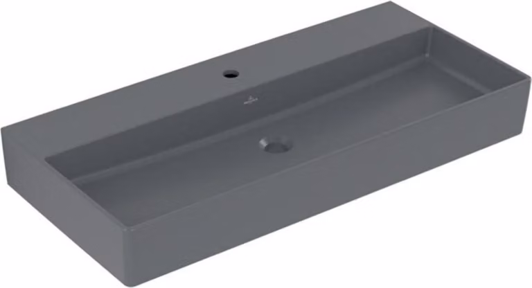 Villeroy & Boch Memento 2.0 lavabo mural, 1 trou pour robinet, sans trop-plein, non rectifié, 1000x470mm, 4A22A2I4, 4A22A2I4