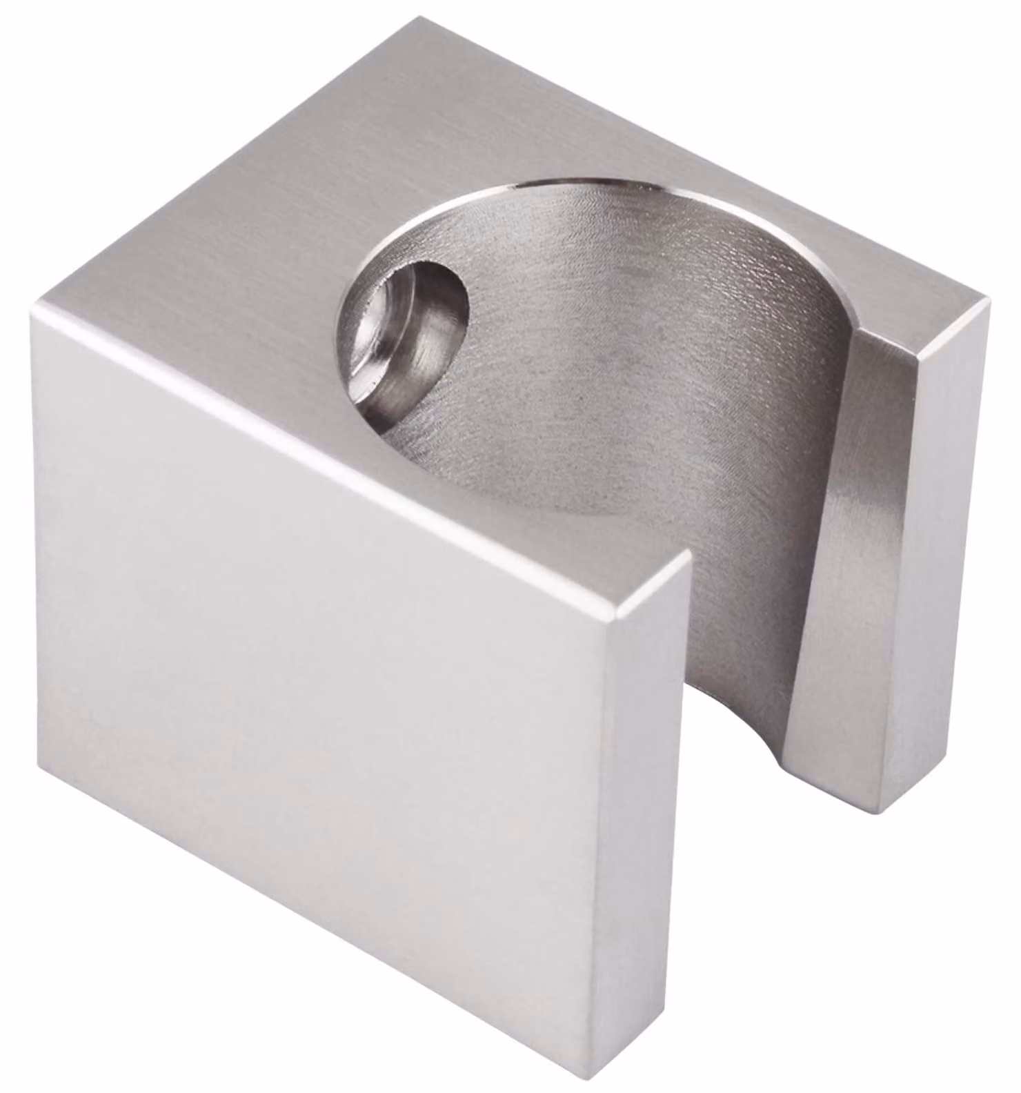 Supporto per doccetta, angolato, semplice, in ottone. Supporto per manopola della doccia, adatto anche per il bidet