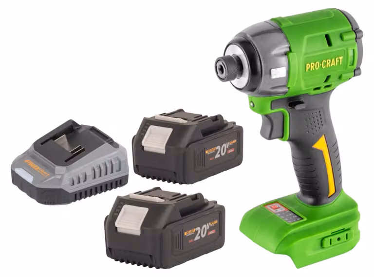 Avvitatore a impatto a batteria Procraft PS22bb 20 V 230 Nm 1/4" Brushless Solo - senza batteria, senza caricabatterie