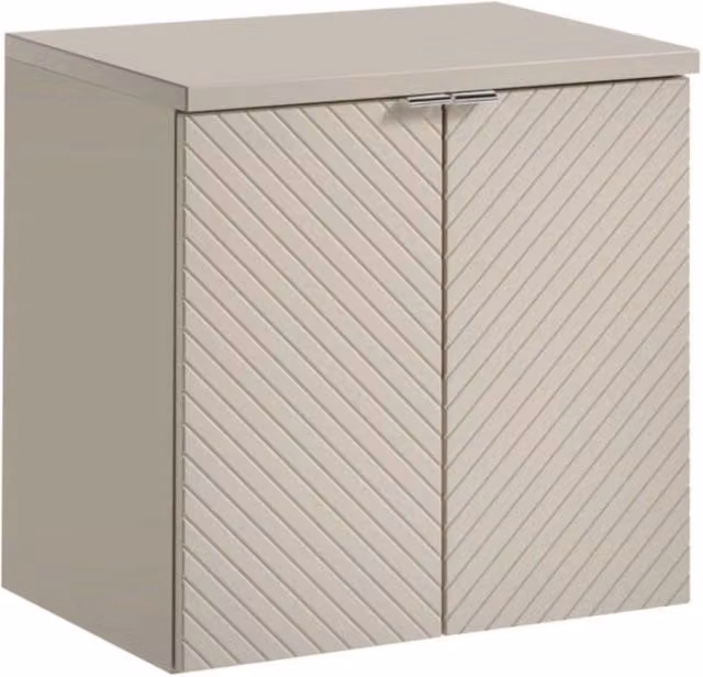 Set per bagno AOKI: mobile sottolavabo con ante 60cm + piano lavabo beige