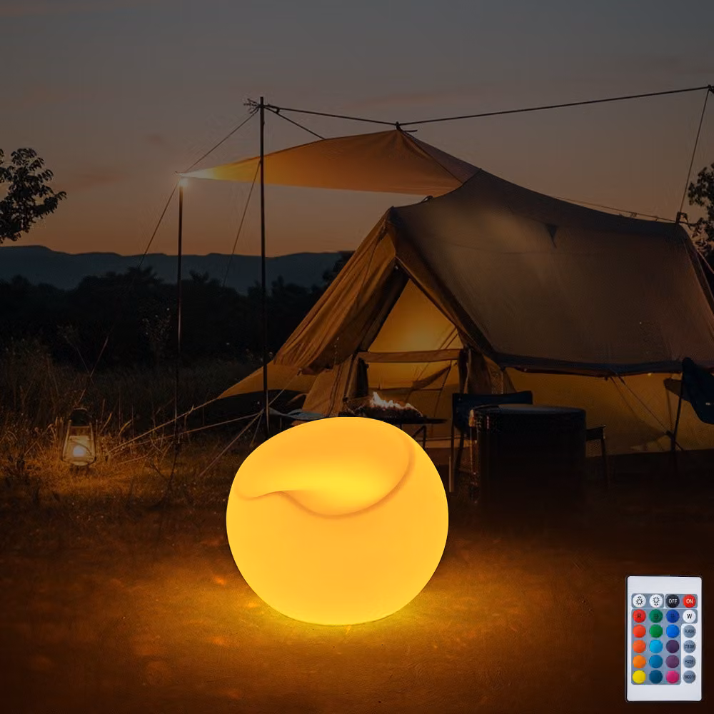 Nuova Luce da Giardino LED Luminosa Poltrona da Tavolo Economica con Telecomando. Ricaricabile RGBW Luminosità regolabile Nuovo Chic YXF-6565 Poltrona Rotonda