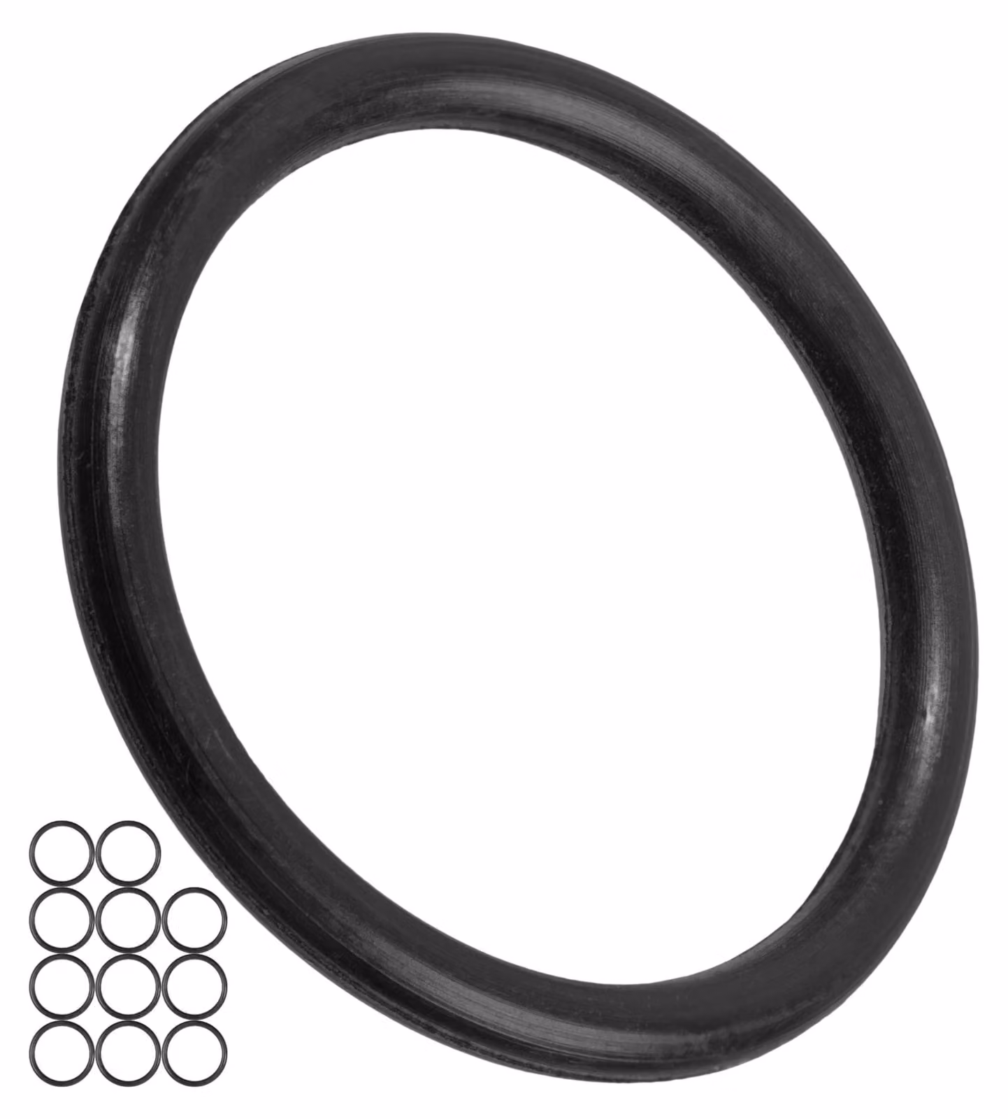 Set di anelli di tenuta, 12 pezzi, diametro esterno (AD) 35 mm, diametro interno (ID) 30 mm, spessore 2,5 mm, gomma nitrilica nera