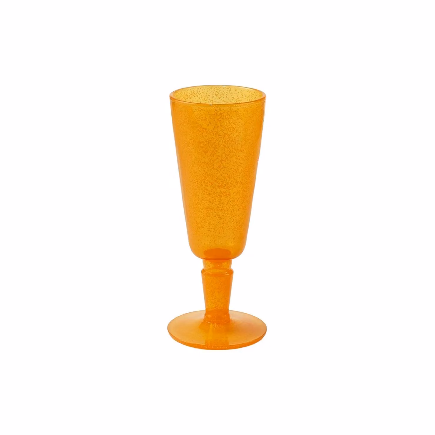 Calice Flute Memento Synth metacrilato, Mandarino, 6 pezzi