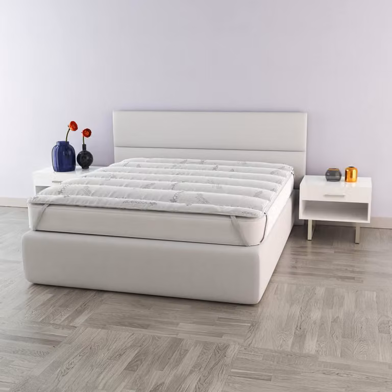 Materasso topper imbottito, 165 x 195 cm - Tecnologia termoregolante