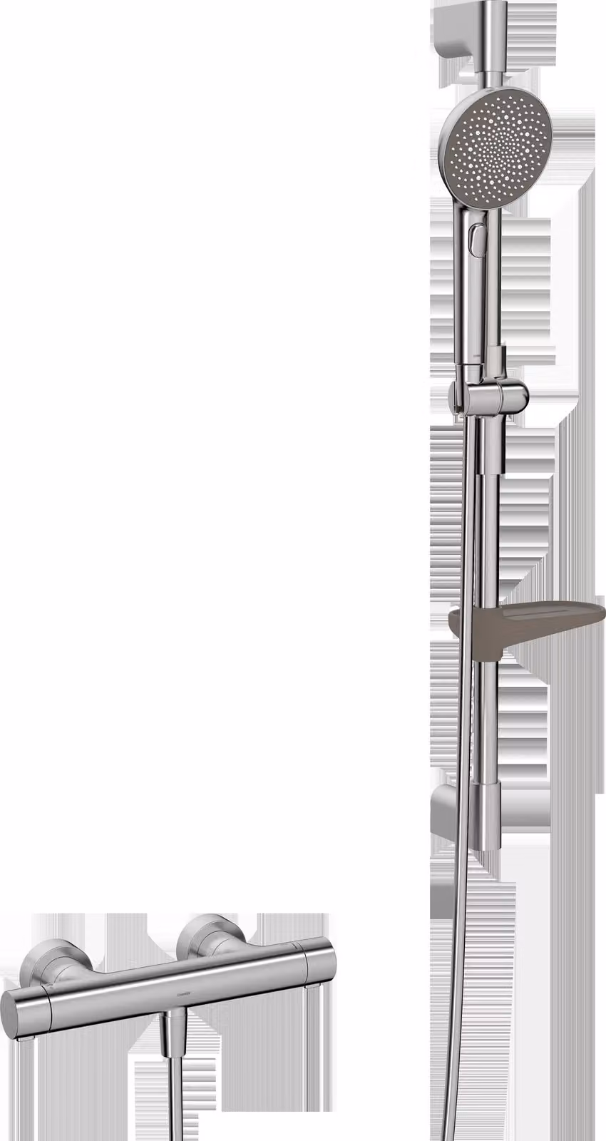 HANSA HANSAPRISMA Mitigeur de douche avec ensemble de douche, 770mm, 3 jets, 4813042180, 4813042180
