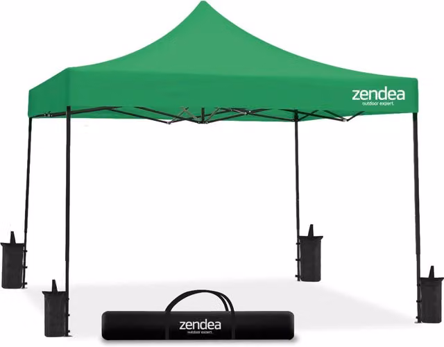 Gazebo Richiudibile 3x3 m Impermeabile con Borsa e Pesi Inclusi