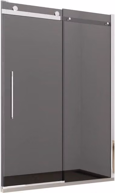 Porta Parete Doccia 110 cm 1 Anta Scorrevole in Cristallo Fumè 8mm H195 Bonussi Livia