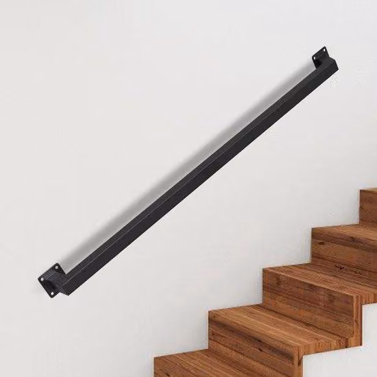 Lampada da balcone 100 cm, metallo nero, per interni ed edilizia