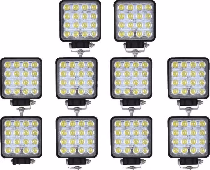 Luce da lavoro a LED, 4 pollici, 48W, fascio spot