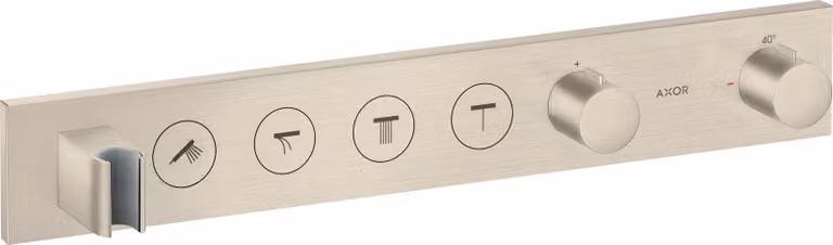hansgrohe AXOR ShowerSolutions module de thermostat Select 600/90, encastré, 4 consommateurs, kit complet, 18357820, 18357820