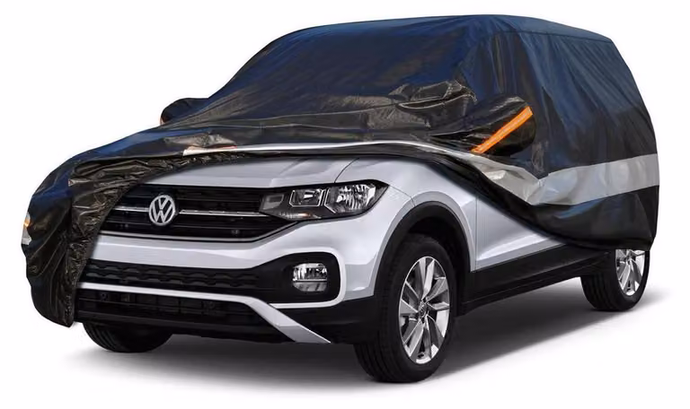 Copertura per auto, 10 strati, impermeabile e traspirante, colore nero, per Volkswagen T-Cross (2019-2023)
