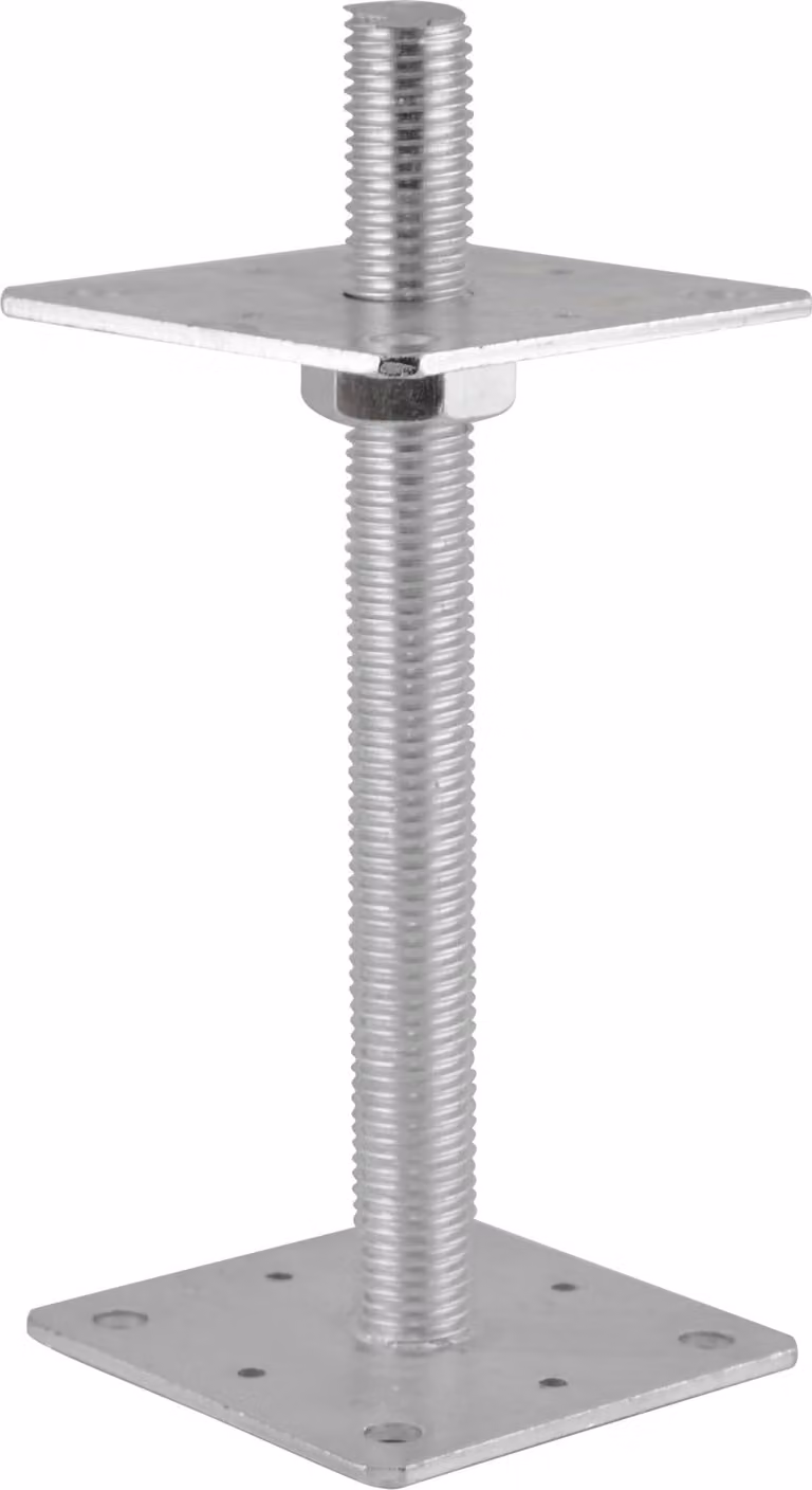 Base A Colonna Regolabile, Barra M24*250Mm, 110*110Mm
