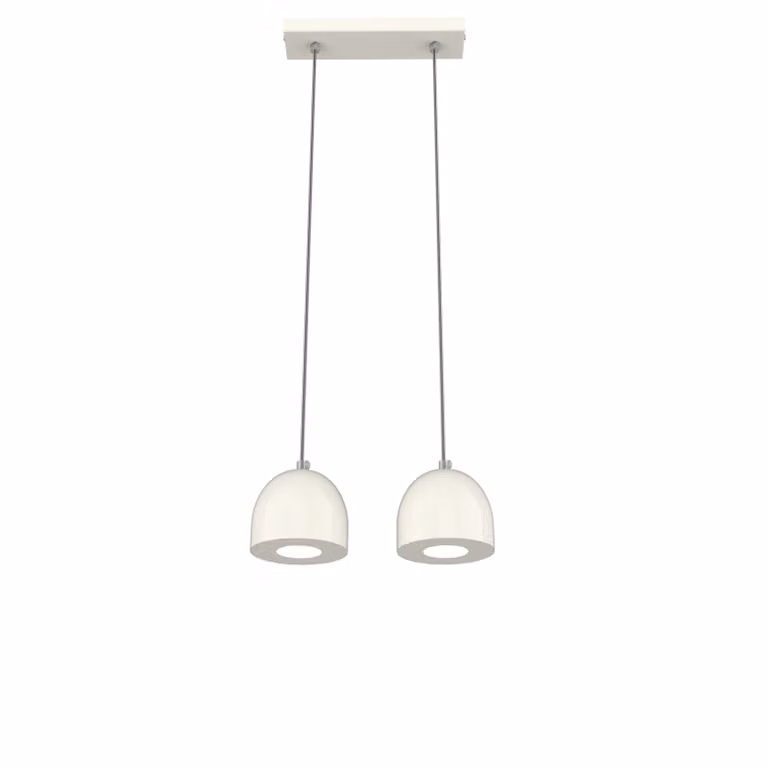 Lampada A Sospensione Campanella Linear X2 Monocolore Lucida