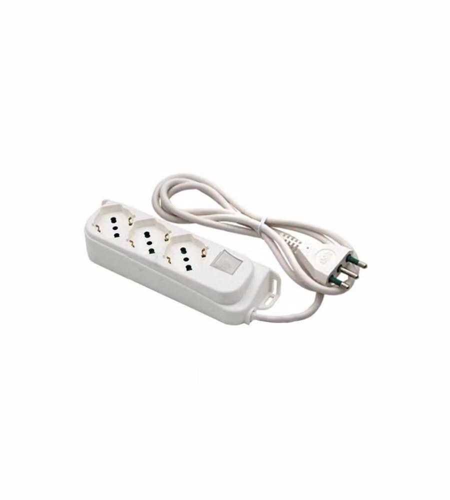 Multipresa 3X2Pt Sk Bianco Int Retail 474604 Fme