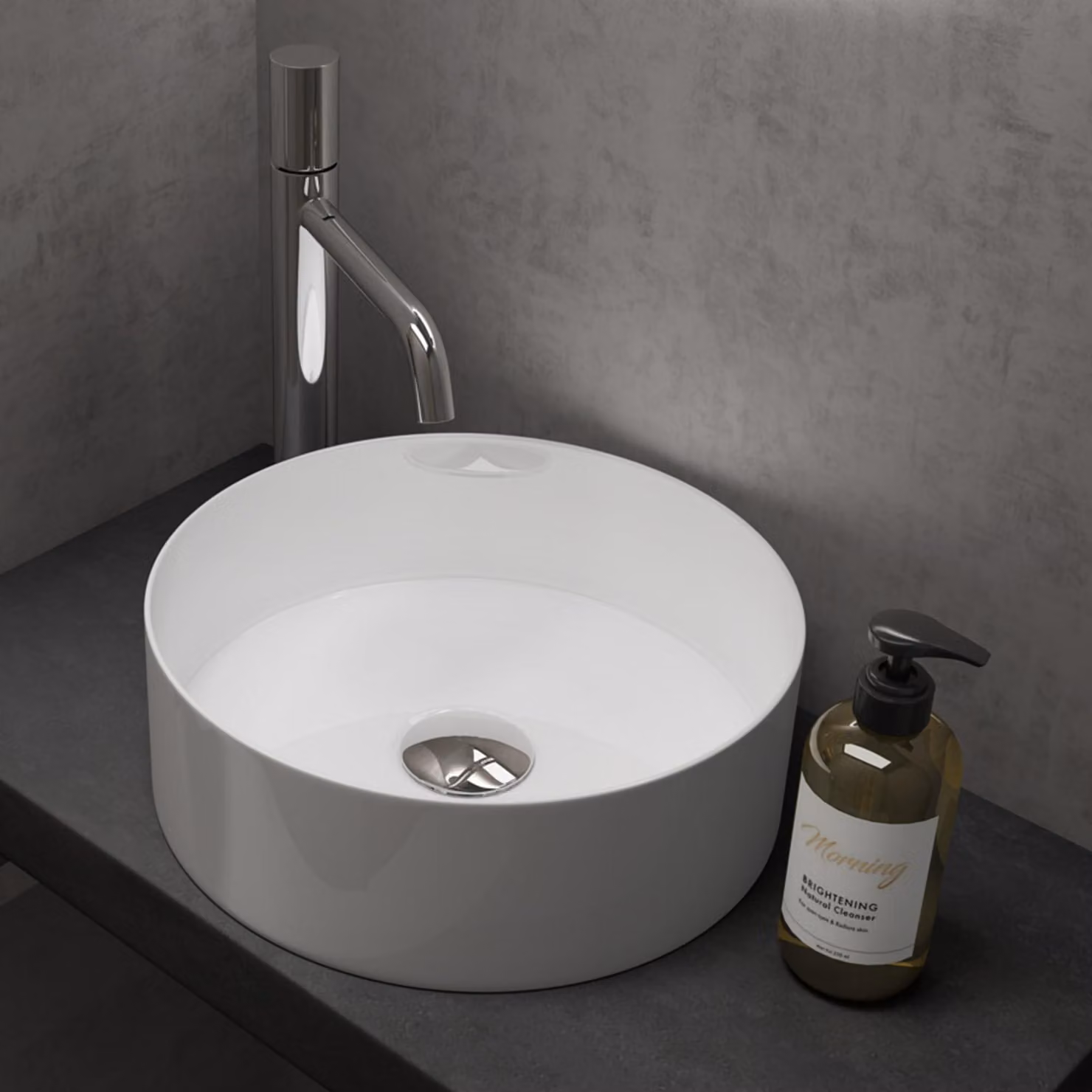 doporro Lavabo da Appoggio 31x31x11cm, Lavandino Bagno Brš¹ssel203 in Vetroceramica con Nano Rivestimenti inclusi, Bianco