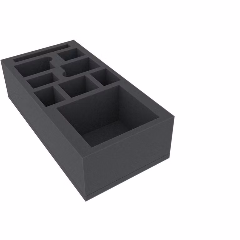 Inserto in schiuma 295 x 147,5 x 80 mm per giochi da tavolo