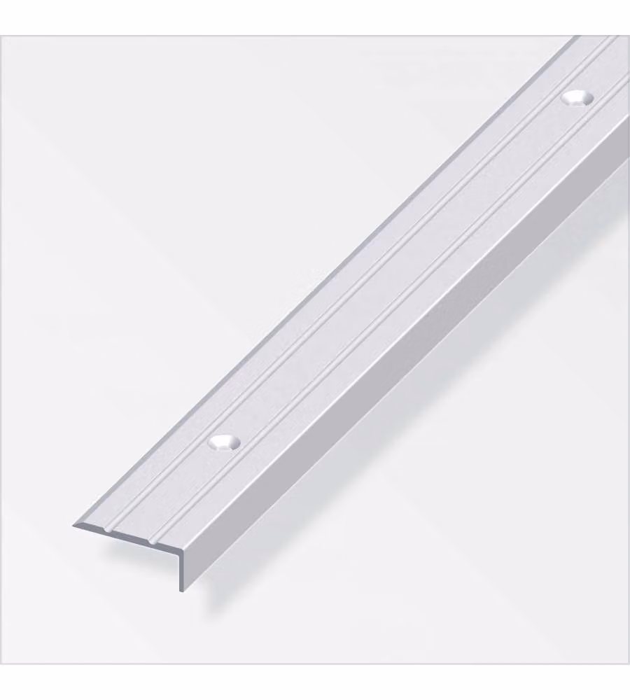 Profilo Chiusura 25X10 Alluminio Argento 1 Metro