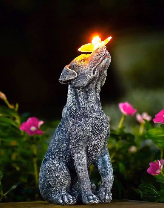 Figura solare impermeabile per la decorazione del giardino