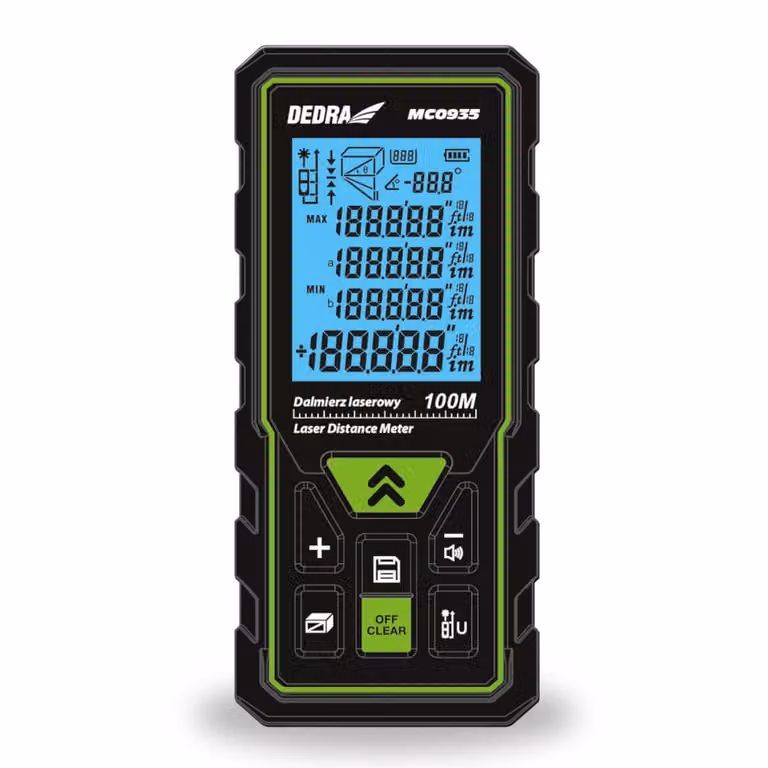 Telemetro Laser 100M Dedra Mc0935, Telemetro Laser Casa Telemetro Laser Strumento Di Misurazione Laser Misura