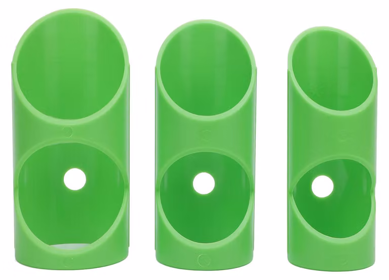 Set da 3 pezzi di utensili per tagliare tubi in schiuma, rivestimento in ABS, istruzioni per il taglio, ideale per la decorazione della casa, i cantieri edili, colore verde