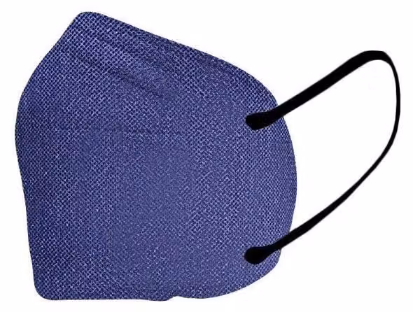 5X Mascherina respiratoria ultraleggera NANO FFP2, produzione ceca - colore jeans
