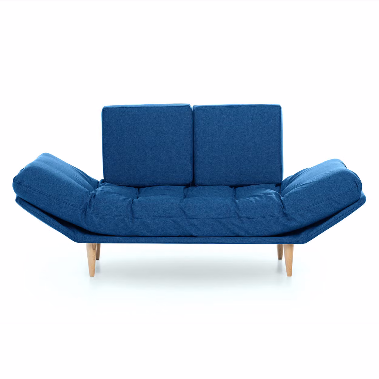 Divano 2 posti con Materasso Futon MONIQUE Blu
