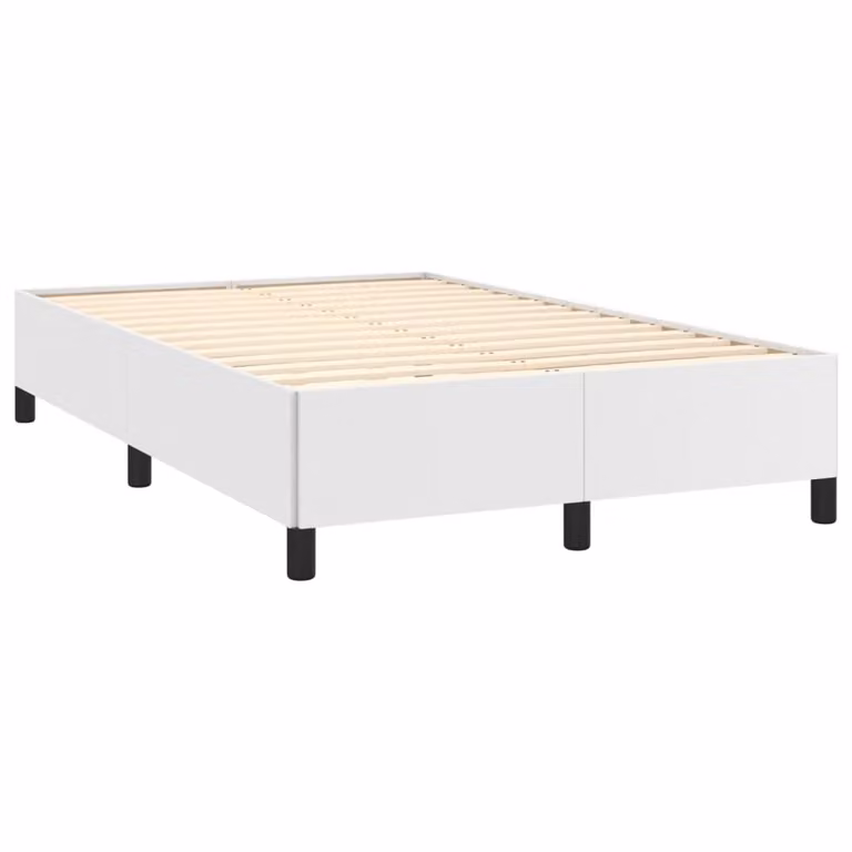 Giroletto senza Materasso Bianco 120x190 cm Pelle finta