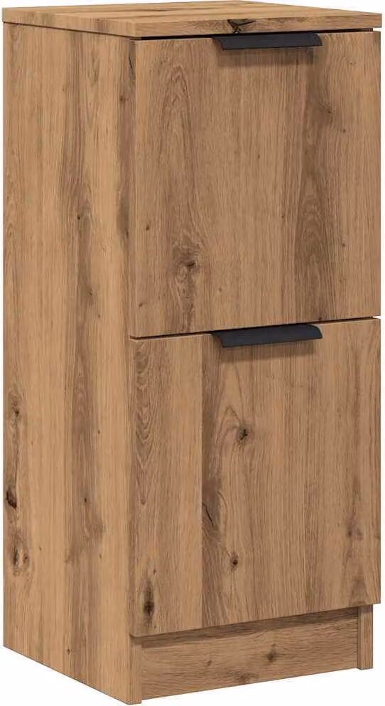 Credenza Rovere Artigianale 30x30x70 cm in Legno Multistrato