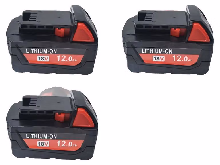Batterie, capacità 12000 mAh, compatibilità 18V, 12,0 Ah - 3 pezzi