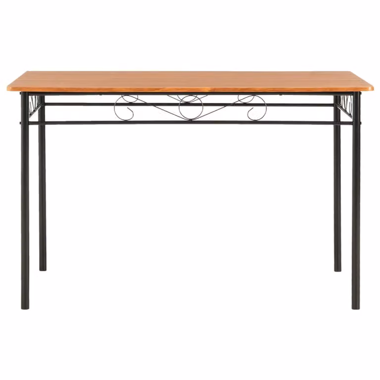 Tavolo da Pranzo Marrone 120x70x75 cm in MDF
