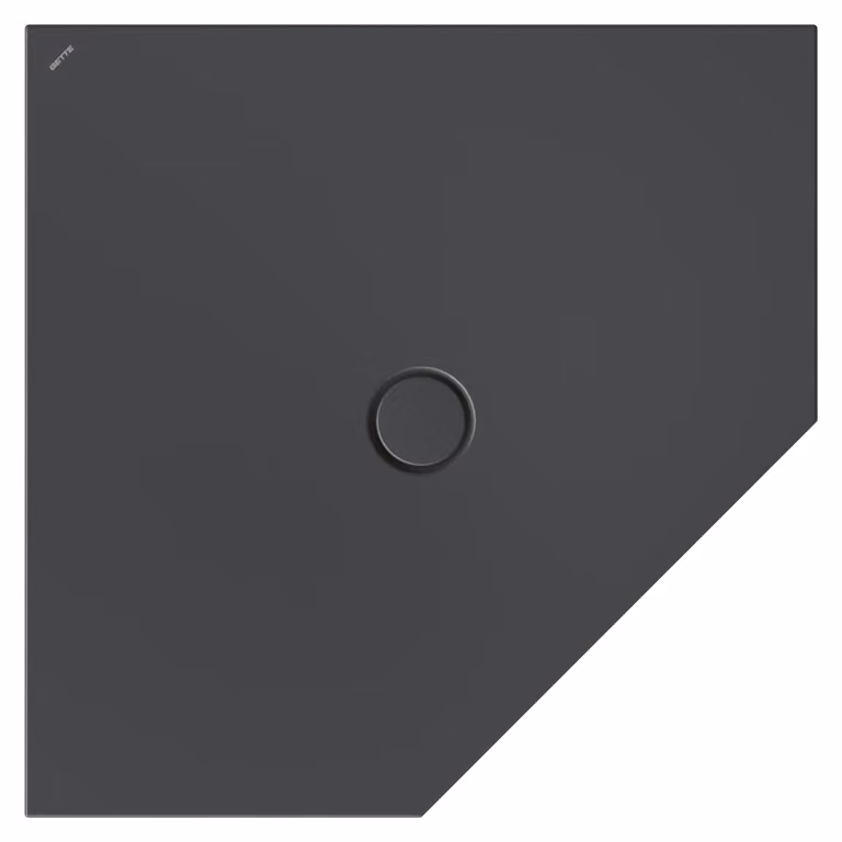 BetteFloor Caro receveurs de douche pentagonaux avec BetteGlasur Plus, 1000x1000mm, 7211-400PLUS, 7211-400PLUS