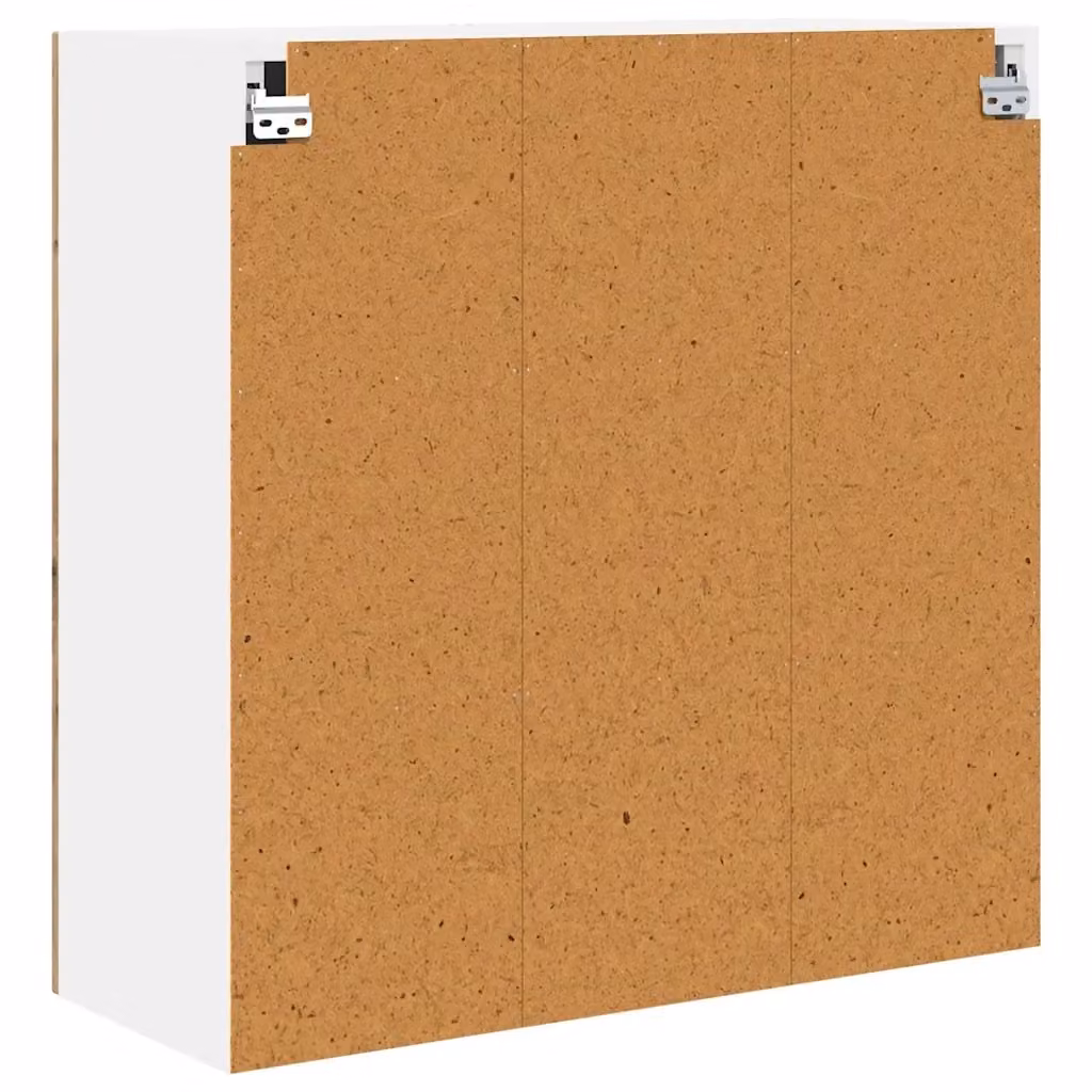 Mobile pensile moderno HELLOSHOP26 per cucina o soggiorno in finitura rovere marrone con ante a battente L/P/H: 80 x 31 x 80 cm – 2