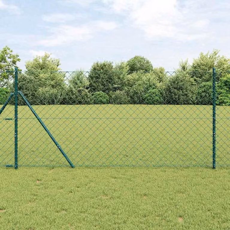 Maison Exclusive - Palo della recinzione Verde 10 x 1 m (rete 60 x 60 mm)