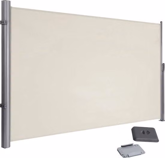 schermo da vento beige