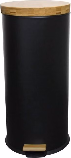 Poubelle a pedale 30L Nero
