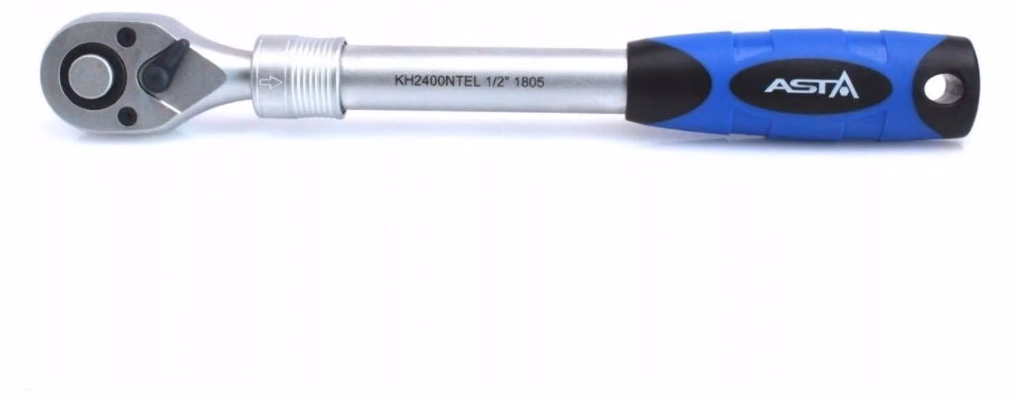Cricchetto telescopico 1/2'', chiave a cricco telescopica 72T