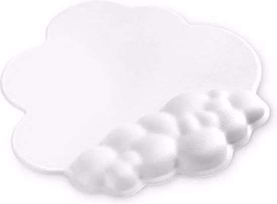 Tappetino per mouse ergonomico con imbottitura in schiuma memory e base antiscivolo