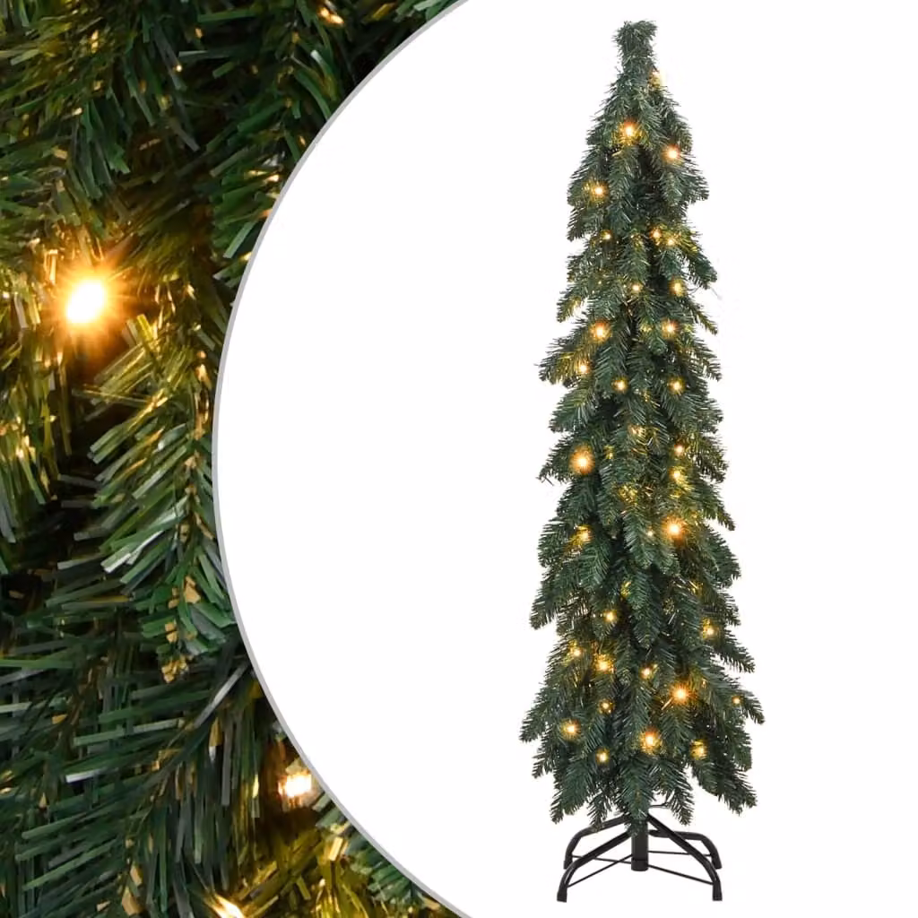 Maison Exclusive - Albero di Natale artificiale con illuminazione, 60 LED, 120 cm