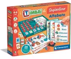 Gioco prescolare I Timbri dell'Alfabeto Clementoni multicolore