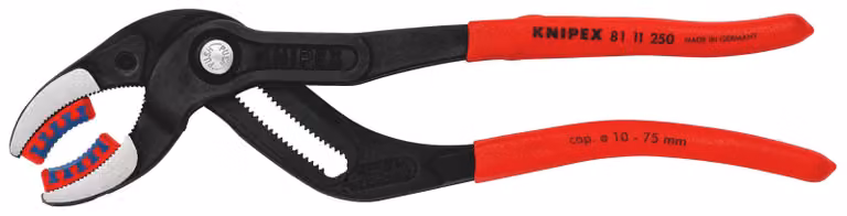 Pinza a sifone lucidata, 250 mm con ganasce, Knipex | 4003773078470