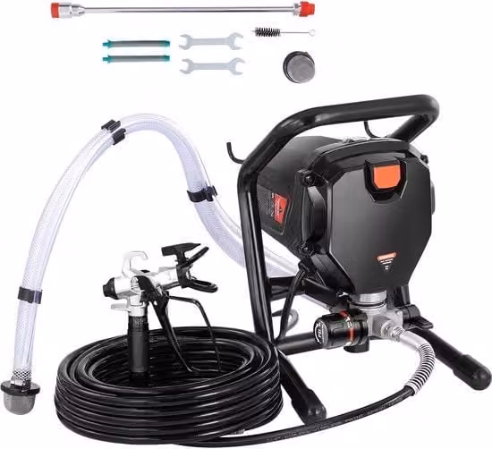 Spruzzatore Airless Elettrico SucceBuy Nero 3000PSI per Pittura Pareti